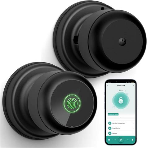 Ghome Smart Door Knob Fingerprint Door Lock With App Control