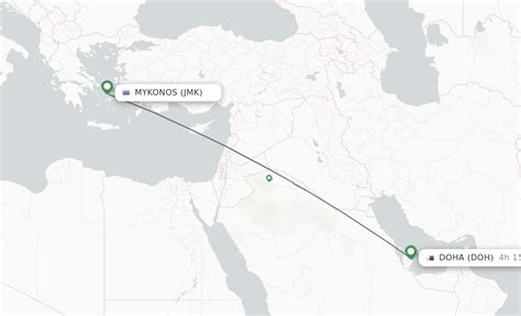 Direct Non Stop Flights From Mykonos To Doha Schedules