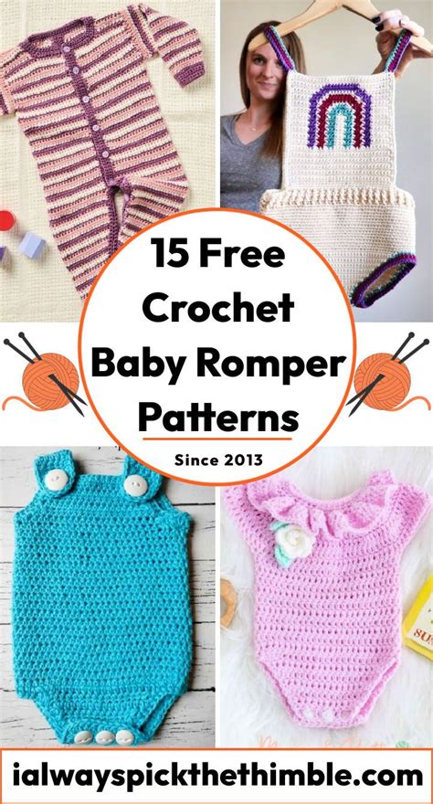 Free Crochet Baby Romper Patterns Pdf Pattern