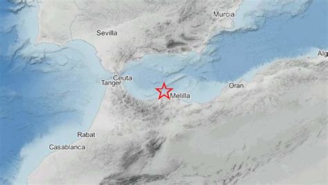 Un terremoto de magnitud 4 3 en el Mar de Alborán se siente en Melilla