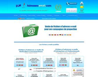 Fichiers dadresses E mail de qualité avec garantie Commerces et