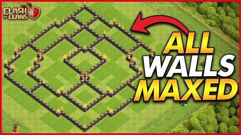 Maxing Out All Walls At Th Town Hall Let S Play Clash Of Clans