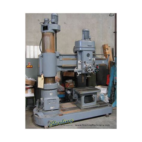 For Sale 4 X 13 Used Hcp Radial Drill Mdl Wr50 Power Elevation Box Table Coolant5346