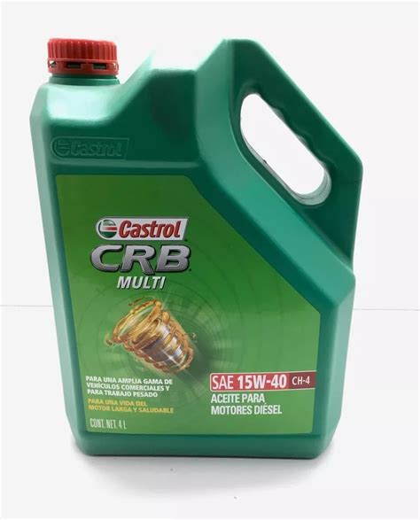 Aceite Castrol Crb Multi 15w40 Mineral Motor X 5 Litros CHECKOIL