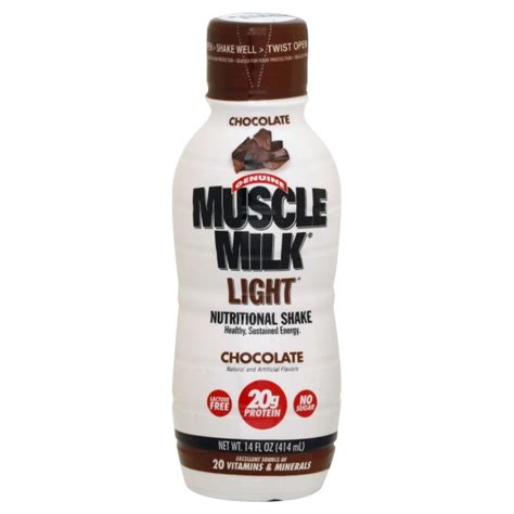 Muscle Milk Chocolate Nutritional Shake Light RTD