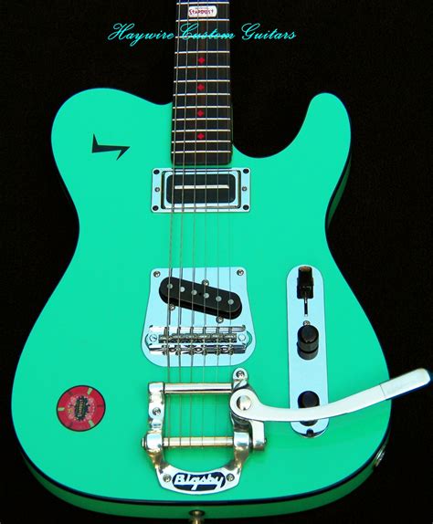 Lilly S — Haywire Custom Guitars Surf Green Tele With Lollar