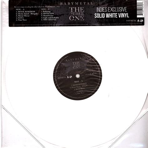 Babymetal The Other One White Vinyl Edition Vinyl Lp 2022 Uk