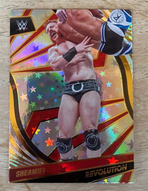 Sheamus Panini Revolution Wwe Astro Parallel Ebay