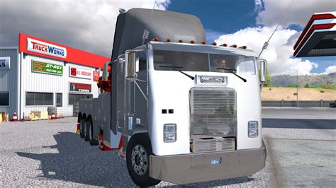 White Freightliner Coewrecker 137 Ats Anonymous Modding