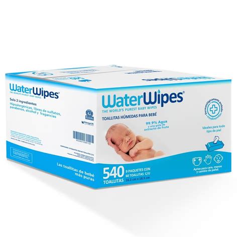 Toallitas Húmedas Water Wipes 540 piezas Bodega Aurrera en línea