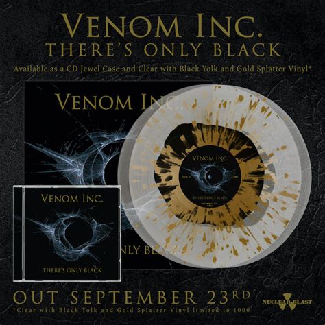 Venom Inc Detalles Del Nuevo Lbum Theres Only Black Y Se Puede Ver