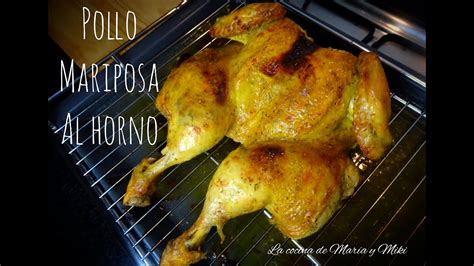 POLLO mariposa al horno marinado súper jugoso YouTube