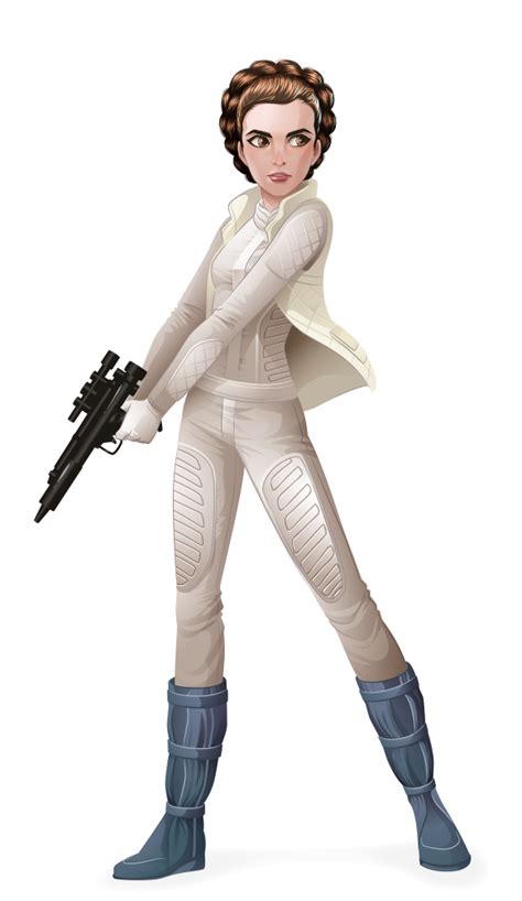 Desenho Cute Leia Organa Star Wars Png Fundo Transparente Images