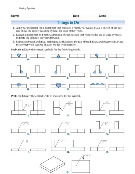 Welding exam symbols | PDF