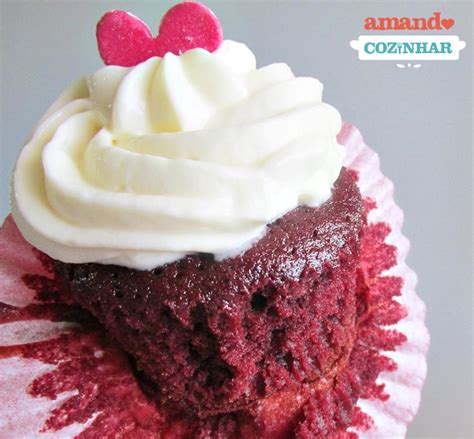 Cupcake Red Velvet Simples Amando Cozinhar