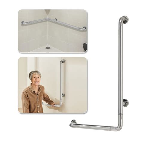 Buy Shower Grab Bar For Seniors Toilet Safety Grab Bars L Shaped