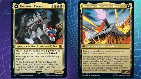 Mtg The Brothers War Will Feature Transformers Tie In Cards