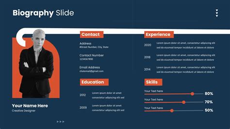 Biography Presentation Template SlideKit