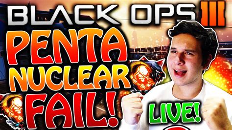 Black Ops 3 LIVE 177 KILL PENTA NUCLEAR FAIL On Skyjacked In Core