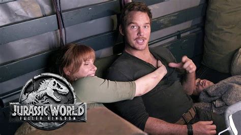 Jurassic World Fallen Kingdom Chris Bryce S Onset Antics Now On