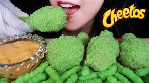 Asmr Eating Sounds Green Cheetos Fried Chicken Cheese 17649 Hot Sex