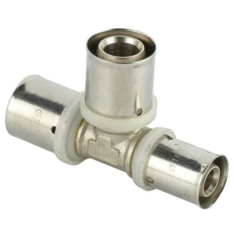 Brass Press Equal Tee Brass U Profile Press Fittings For Pluming