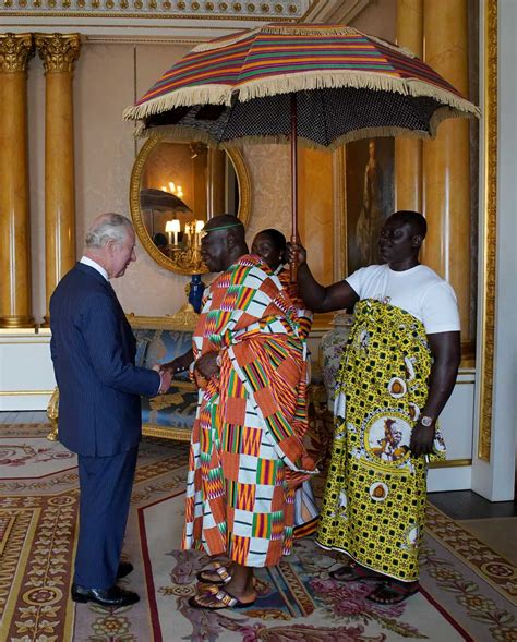 Asantehene Otumfuo Osei Tutu II Meets King Charles III At Buckingham ...