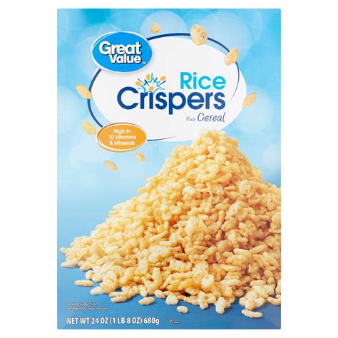 Great Value Crisp Rice Breakfast Cereal 24 Oz 47 Off