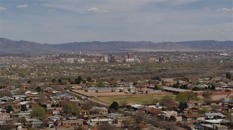 K Stock Footage Aerial Video Flying By Suburban Homes With A View Of