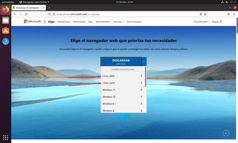 Cómo instalar actualizar y desinstalar Microsoft Edge en Linux