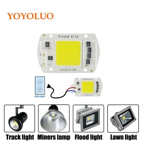 Yoyoluo Ac V Led Cob Chip W W W W W Free Driver Smart Ic