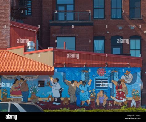 Mexican Mural Painted On A Wall In Portland Maine Stock Photo Alamy