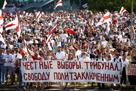 Mass protests push for change as 'Europe's last dictator' clings to ...