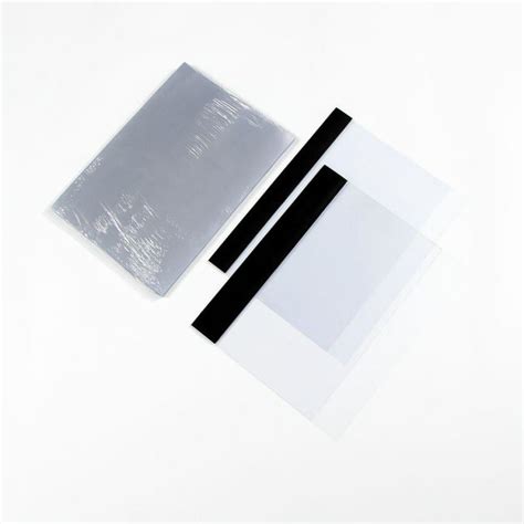 A3 A4 Size 150 Micron Clear PVC Book Cover Sheet Rigid PVC Sheet For