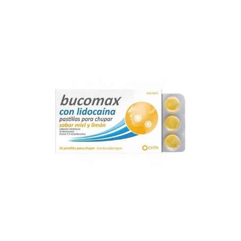 Bucomax Lidocaina Sabor Miel Y Lim N Pastillas Para Chupar