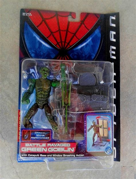 Spiderman Movie Green Goblin Super Poseable Toy Biz Series Spider