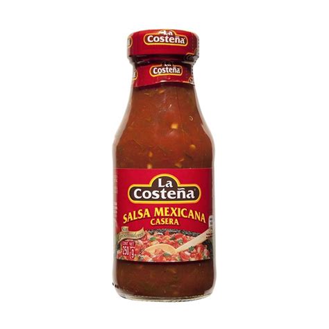 Salsa Casera Mexicana La Costeña Frasco 250 G María La Bonita ¡cómo Se Extraña México