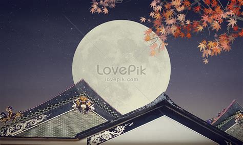 추석 보름달이 배경 사진 및 창의적인 일러스트 무료 다운로드 Lovepik