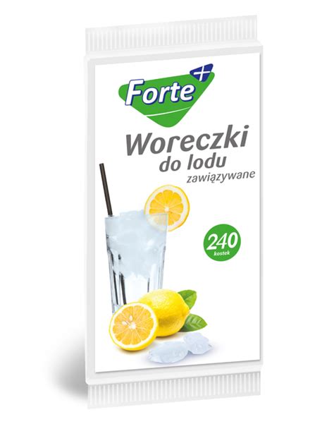 Woreczki do lodu 240 kostek FORTE LOVEA Pojemniki spożywcze