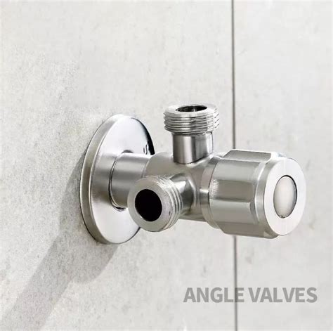 Best Seller SUS304 Stainless Steel 2 Way Angle Valve 90 Degrees Toilet