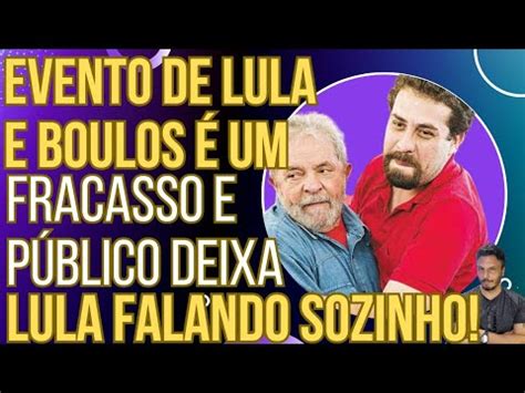 FLOPOU Evento de Lula e Boulos fracassa fica vazio e público deixa