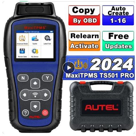 Autel MaxiTPMS TS501 PRO TPMS Programming Tool 2024 Newest Tire