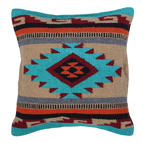 El Paso Designs Aztec Throw Pillow Covers 18 X 18 Hand Woven In Southwest And Native American