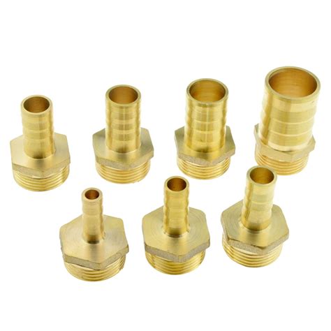 Brass Hose Fitting 3 4 Inch BSP Male Thread 10mm 12mm 16mm 19mm 25mm