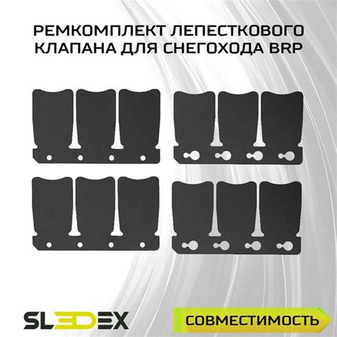 Ремкомплект лепестковых клапанов для снегоходов BRP (Ski-Doo) - купить ...