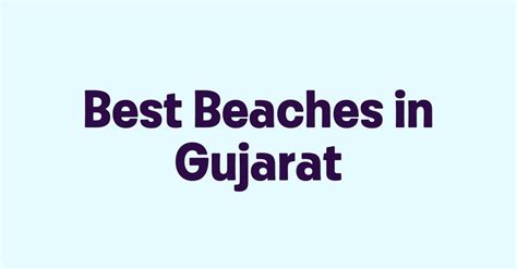 Best Beaches in Gujarat