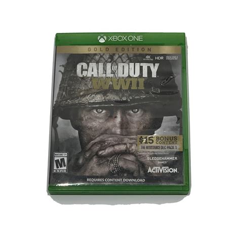 Call Of Duty WWII Gold Edition XBOX ONE XB1 Action Adventure