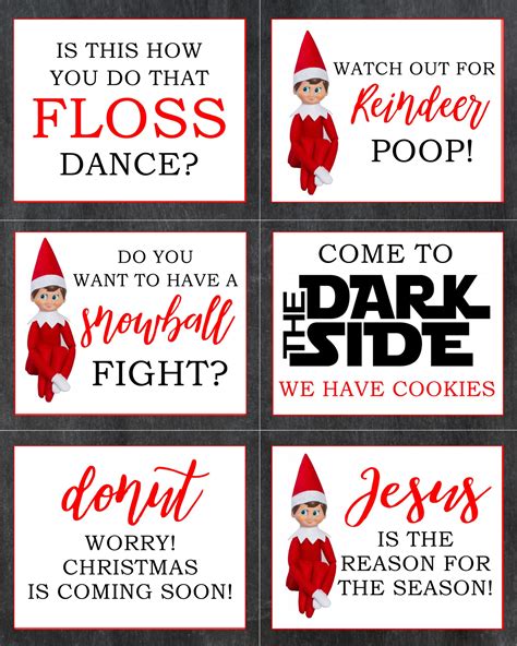 Elf On Shelf Printable Game