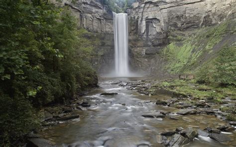 Taughannock Creek Waterfall Ulysses New York Taughannoc Flickr