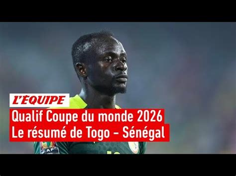 Qualif Coupe Du Monde Le S N Gal De Sadio Man Tenu En Chec Au